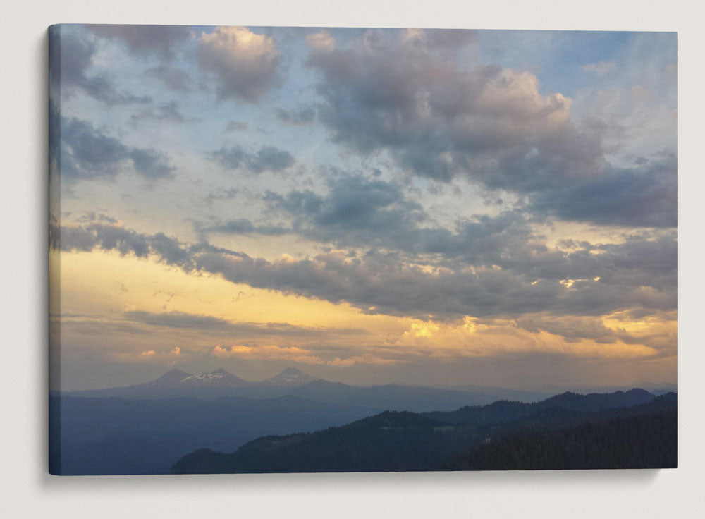 Clouds Over Cascades Mountains, Willamette National Forest, Oregon, USA