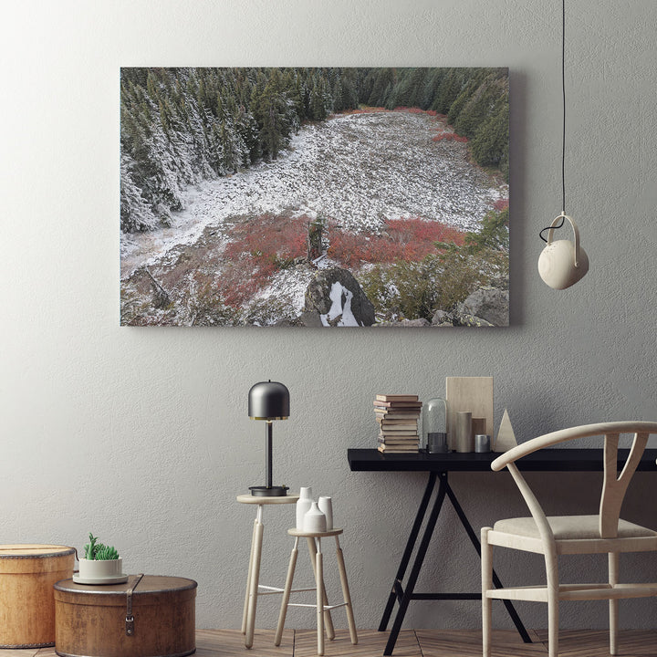 Talus Slope, From Carpenter Mountain Fire Lookout, HJ Andrews Forest, Oregon, USA