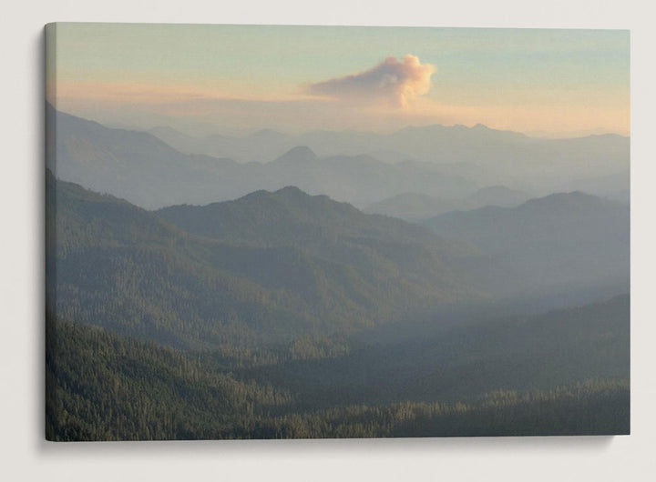 Jones Wildfire Smoke Column, Willamette National Forest, Oregon