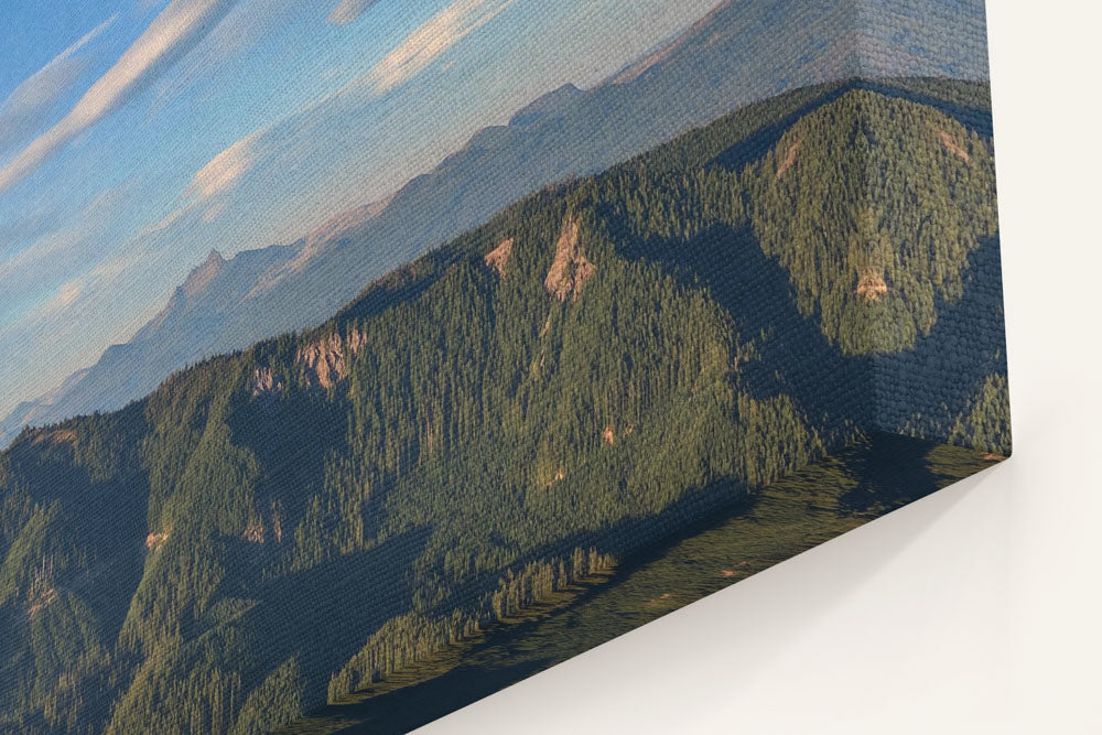 Lenticular Clouds Over Cascades Mountains, Willamette National Forest, Oregon