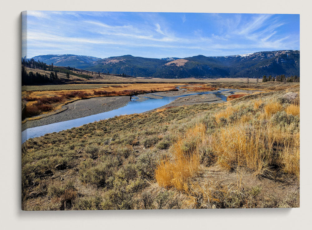 Lamar River, Yellowstone National Park, Wyoming