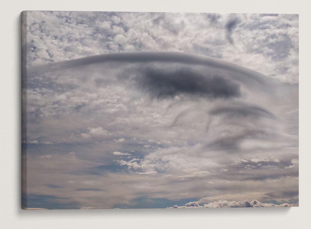 Lenticular Clouds Over Cascades Mountains, Willamette National Forest, Oregon, USA