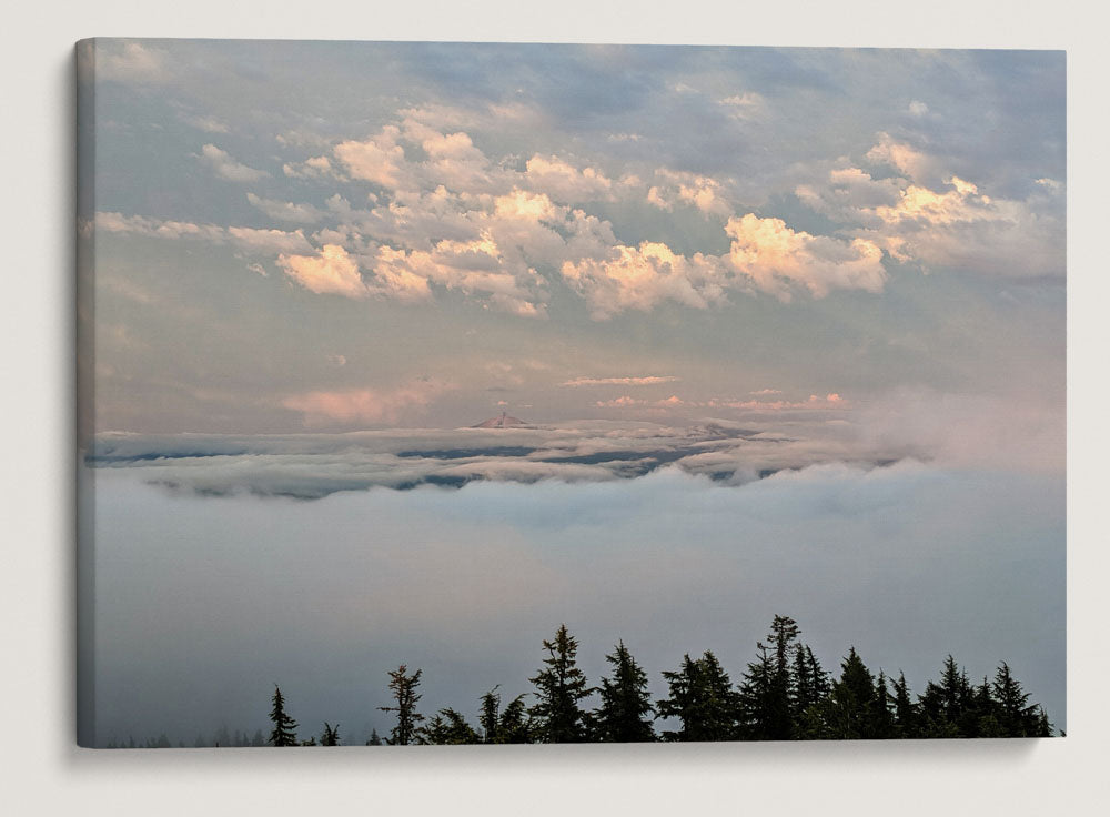 Clouds Over Cascades Mountains, Willamette National Forest, Oregon, USA