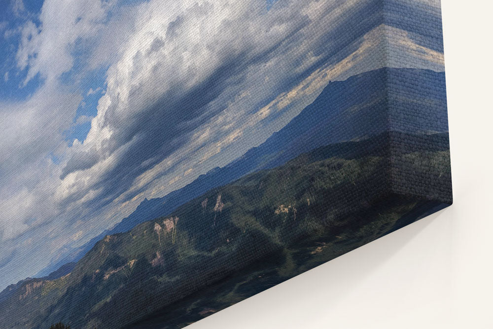 Cumulus Clouds Over Willamette National Forest, Oregon, USA