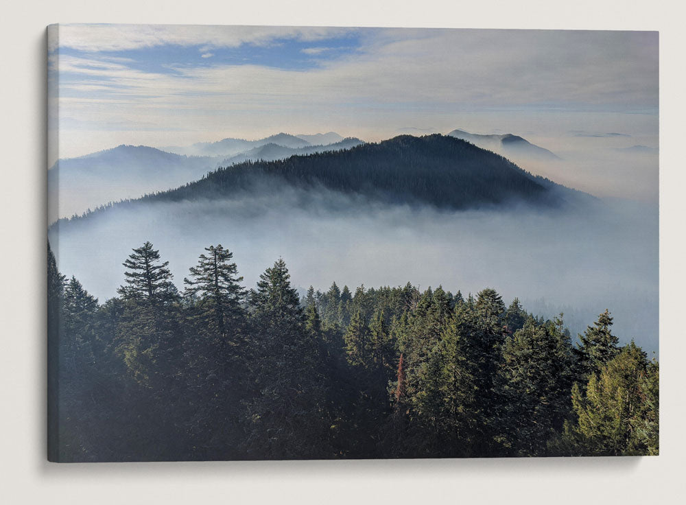 Wildfire Smoke Inversion, Willamette National Forest, Oregon, USA