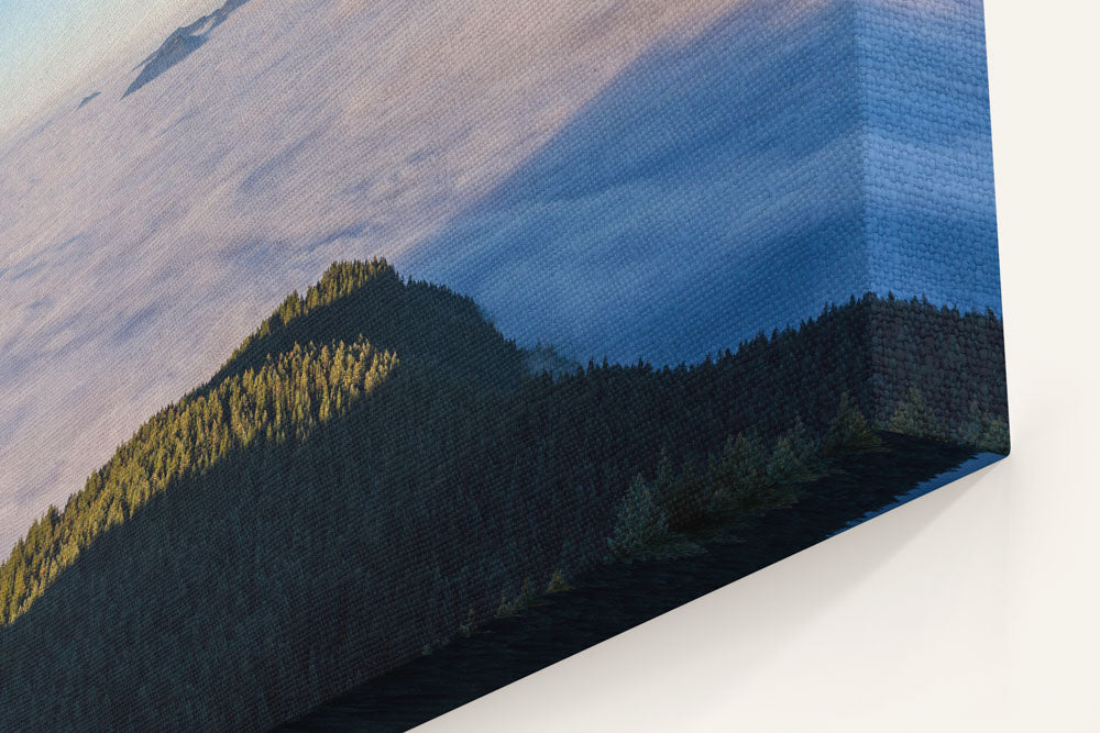 Marine Layer Over West Cascades From Carpenter Mtn Fire Lookout, Willamette Forest, Oregon