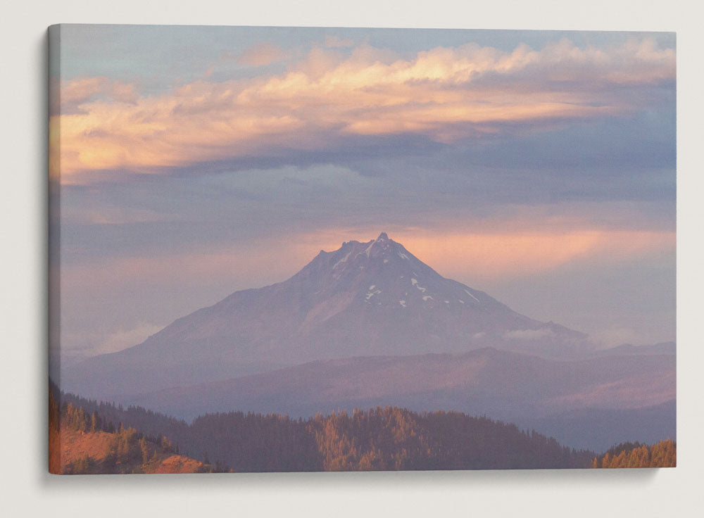 Mount Jefferson At Sunset, Mount Jefferson Wilderness, Oregon