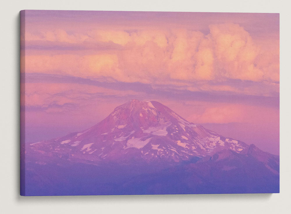 South Sister and Clouds at Sunset, Three Sisters Wilderness, Oregon, USA