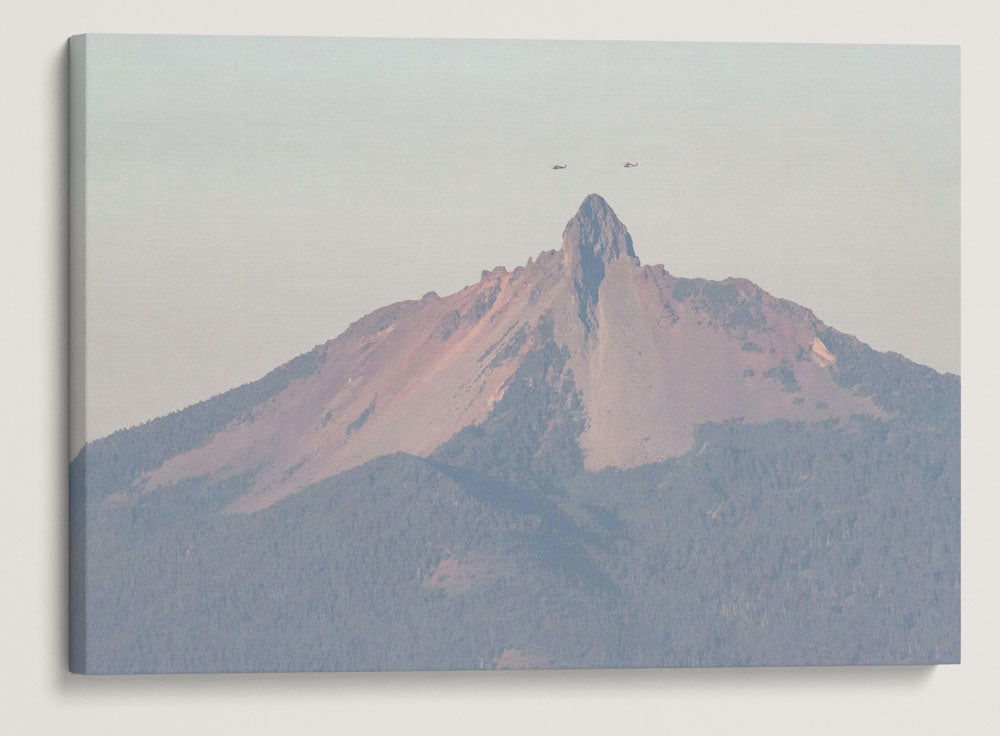 Helicopters Over Mount Washington, Mount Washington Wilderness, Oregon, USA