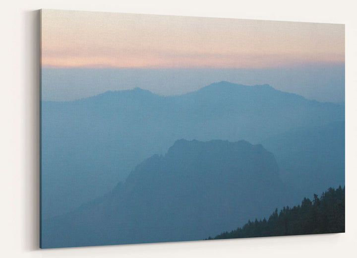 Wolf Rock and Wildfire Smoke, Willamette National Forest, Oregon