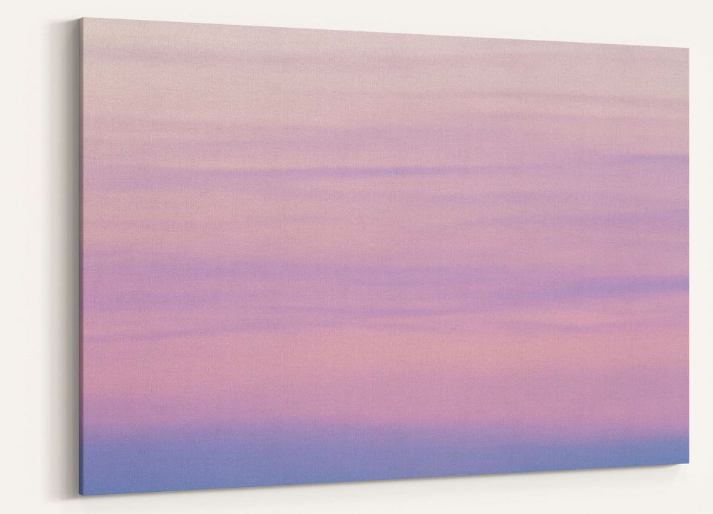 Purple-colored Cirrus Clouds at Sunset, Oregon