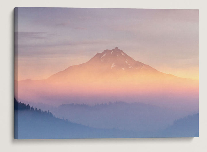 Mount Jefferson At Sunrise, Mount Jefferson Wilderness, Oregon