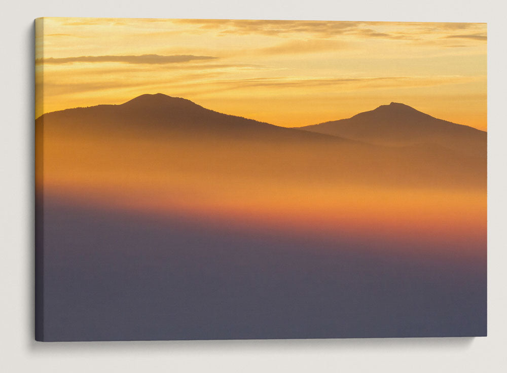 Belknap Crater and Black Butte at Sunrise, Willamette National Forest, Oregon