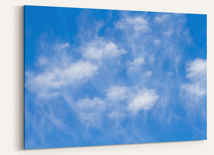 Cirrus Clouds and Blue Sky Over Cascades Mountains, Carpenter Mountain, Oregon