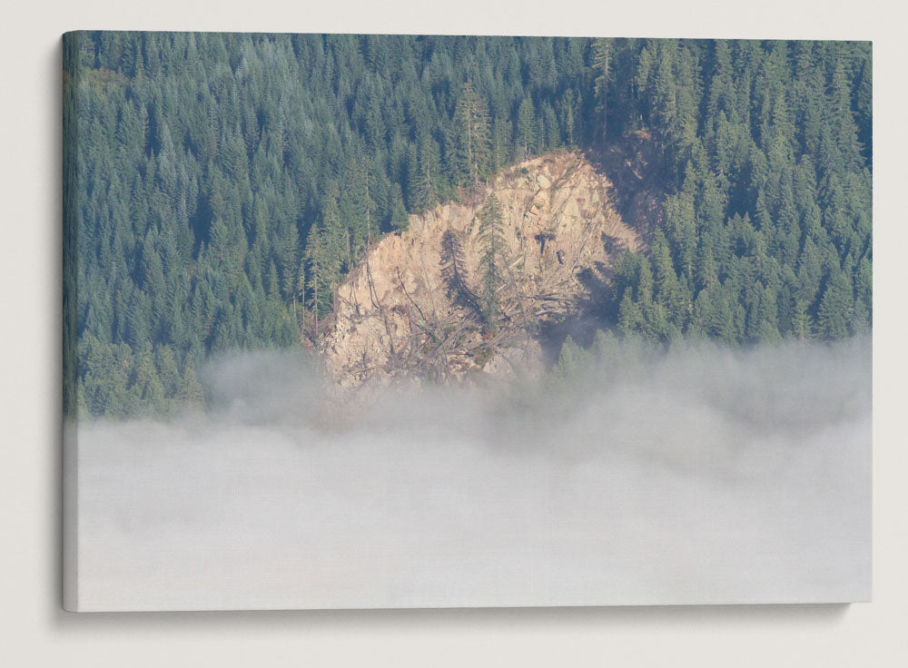 Trapper Slide and Marine Layer, Willamette National Forest, Oregon, USA