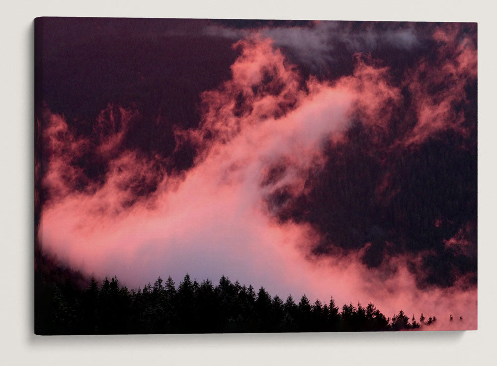 Clouds Over Cascades Mountains, Willamette National Forest, Oregon, USA