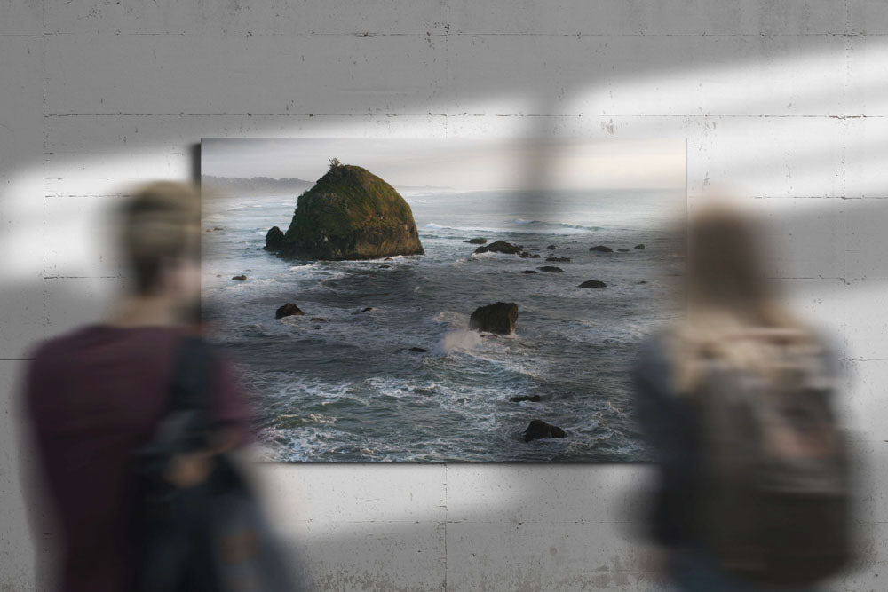 Offshore rocks, Northern CA rocky coast, Trinidad Bay, Trinidad, California