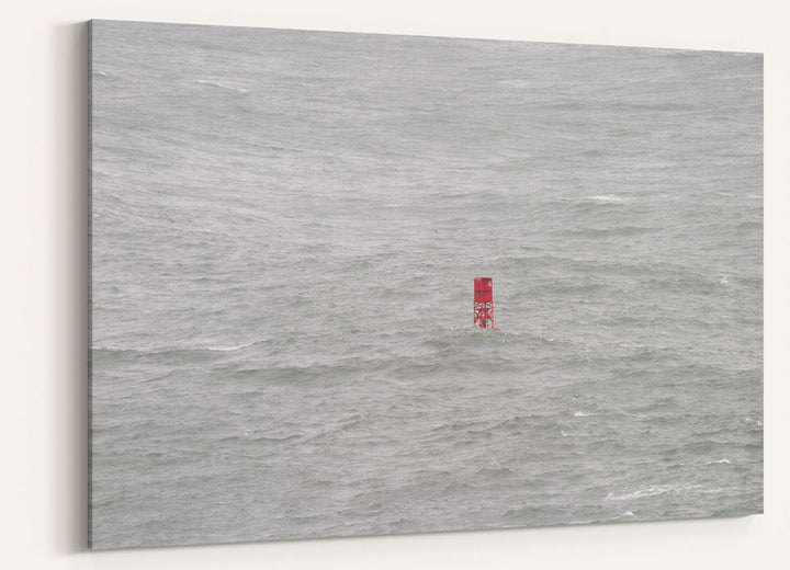 Ocean Buoy in Rough Weather, Trinidad Bay, California