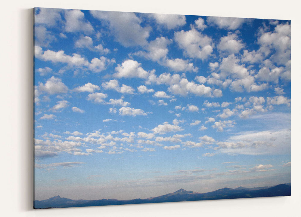 Cirrus Clouds Over Cascades Mountains, Oregon