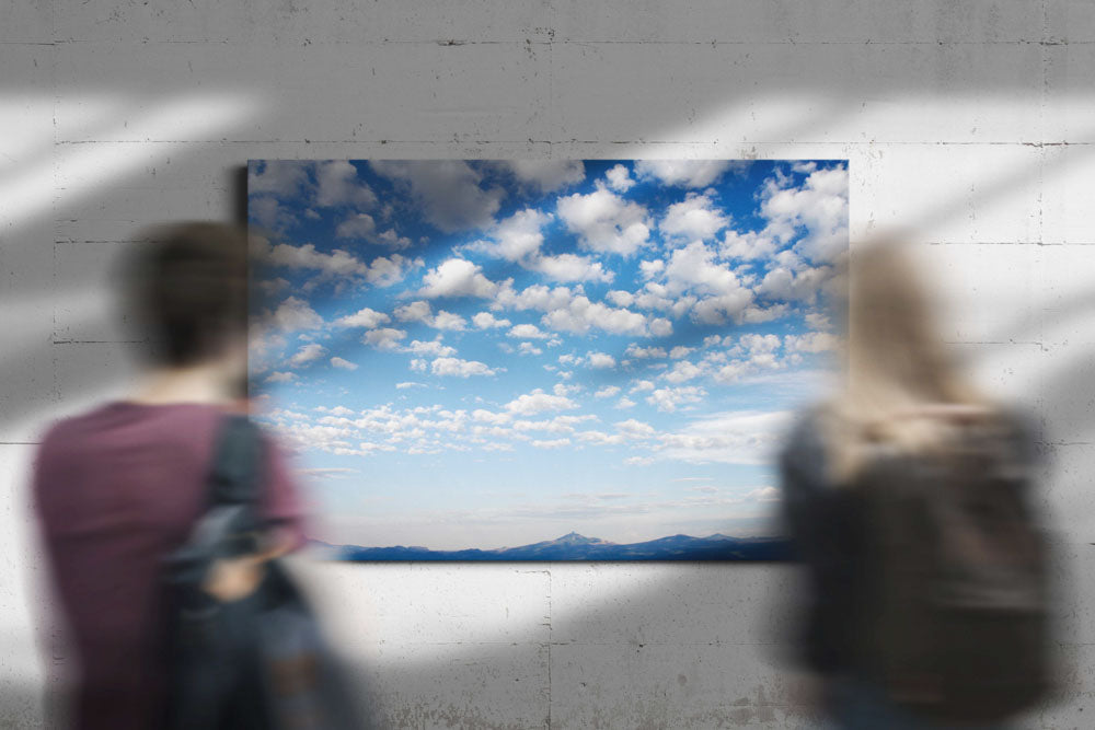 Cirrus Clouds Over Cascades Mountains, Oregon