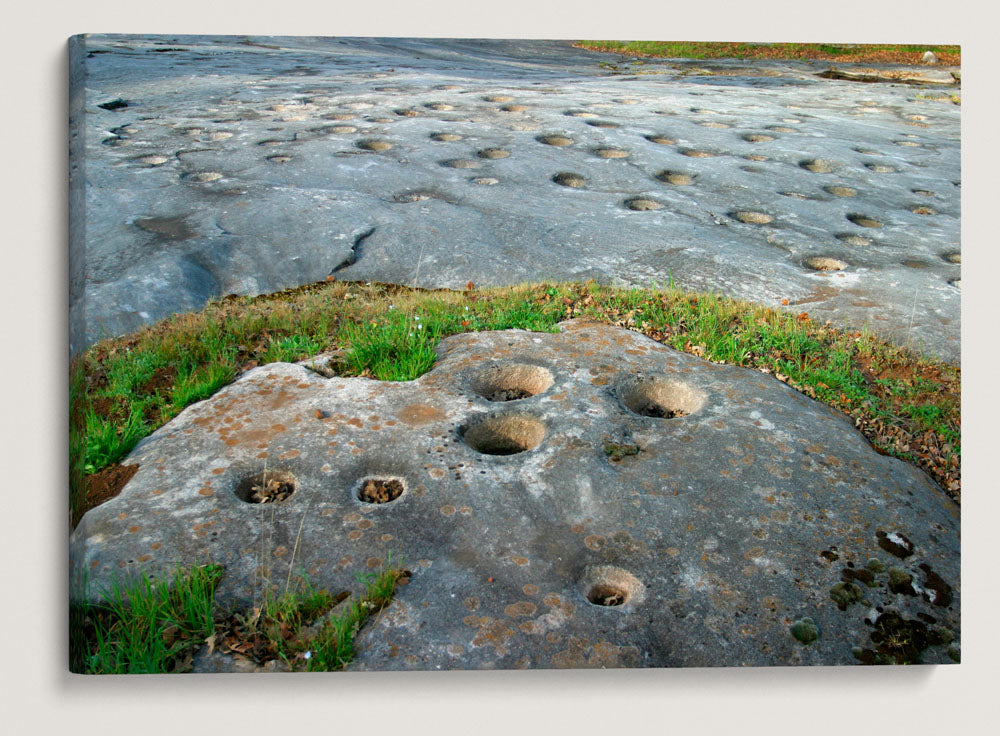 Bedrock Mortars, Chawse Indian Grinding Rock State Historic Park, California