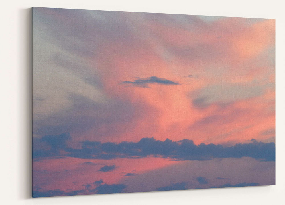 Cirrus clouds at Sunset over Cascades Mountains, Oregon