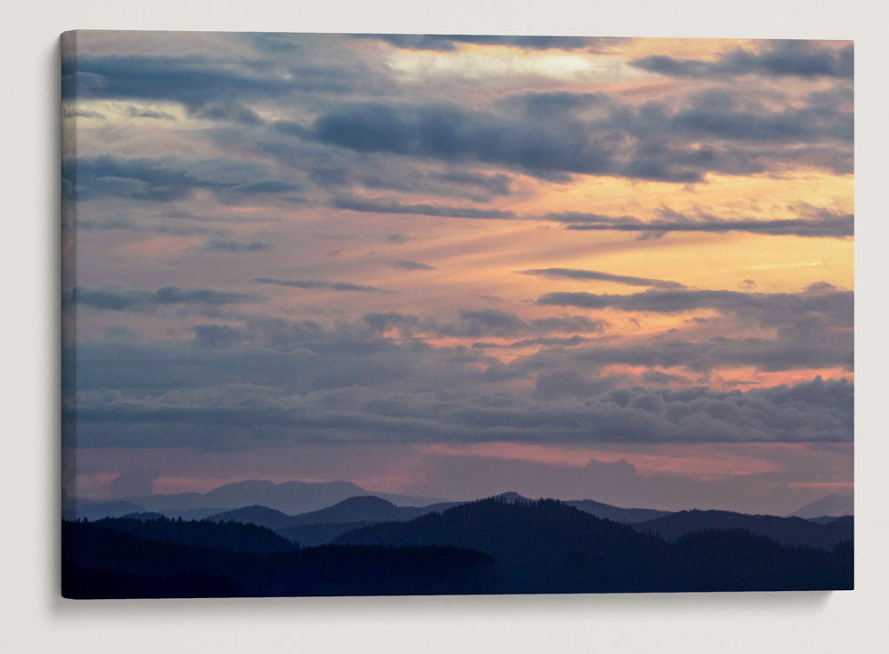 Clouds Over Cascades Mountains, Willamette National Forest, Oregon, USA