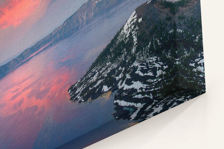 Lenticular Cloud Over Crater Lake and Wizard Island, Crater Lake National Park, Oregon