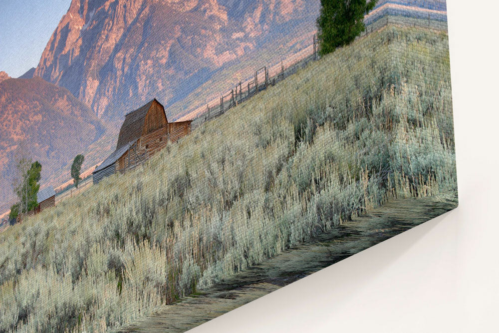 Historic Moulton Barn and Teton Mountains, Grand Teton National Park, Wyoming