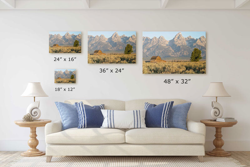 Historic Moulton Barn and Teton Mountains, Grand Teton National Park, Wyoming