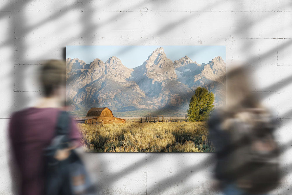 Historic Moulton Barn and Teton Mountains, Grand Teton National Park, Wyoming