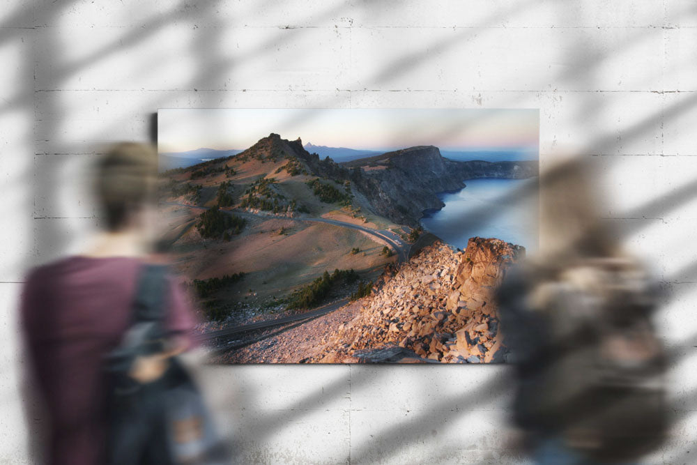 Hillman Peak and West Rim road, Crater Lake National Park, Oregon