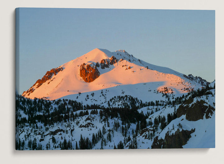 Lassen Peak in Winter, Lassen Volcanic National Park, California