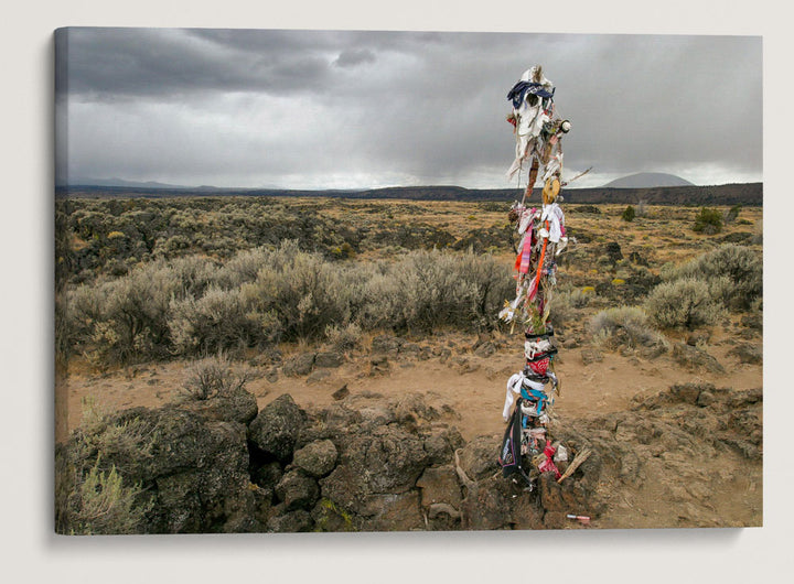 Native American Memorial, Captain Jack's Stronghold, Lava Beds National Monument, California