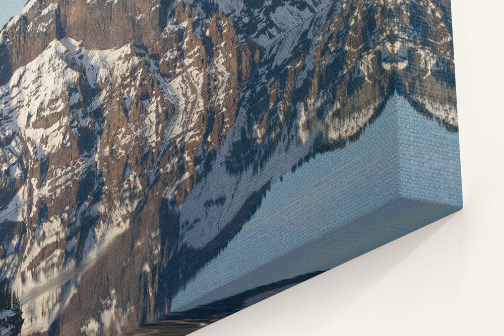 Llao Rock and Crater Lake in winter, Crater Lake National Park, Oregon