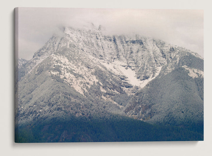 Mount Calowahcan and Winter Snow, Mission Mountains Wilderness, Montana