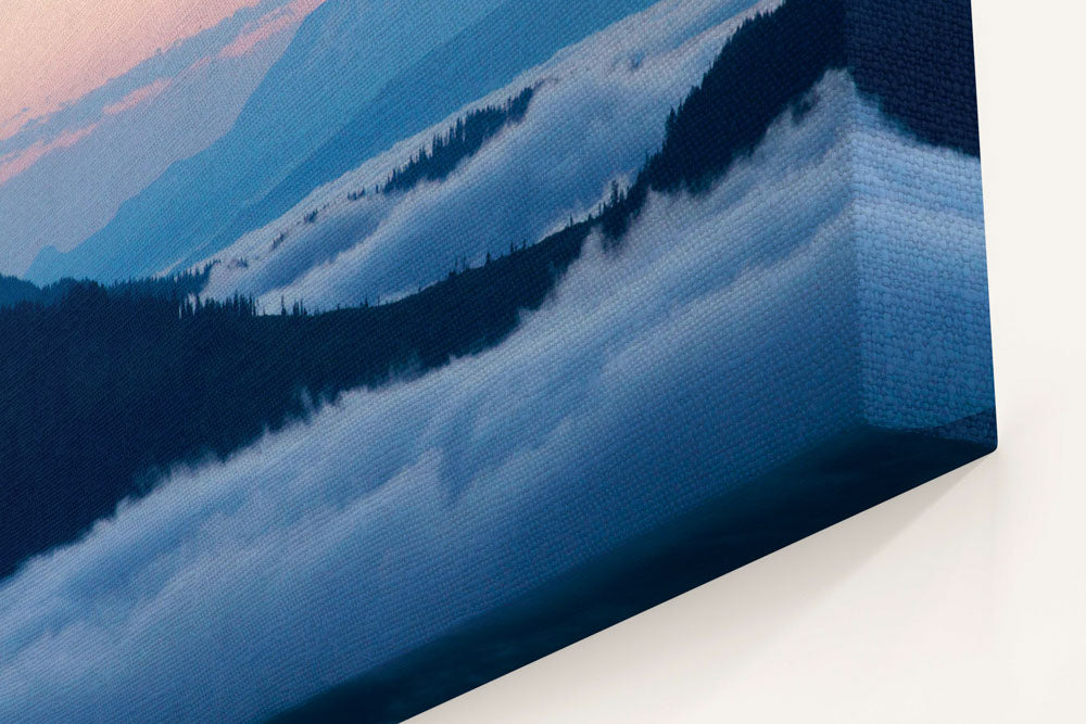 Mount Jefferson and Marine Layer at Sunrise, Willamette National Forest, Oregon