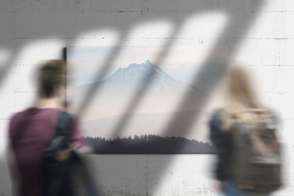 Mount Jefferson and Heavy Wildfire Smoke, Willamette National Forest, Oregon