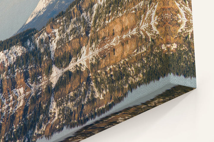 Inner Calder Rim Reflection With Thielsen Peak In Background, Crater Lake National Park, Oregon