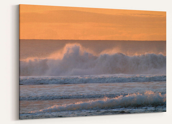 Pacific Ocean surf Sunset, Oregon Dunes, Oregon