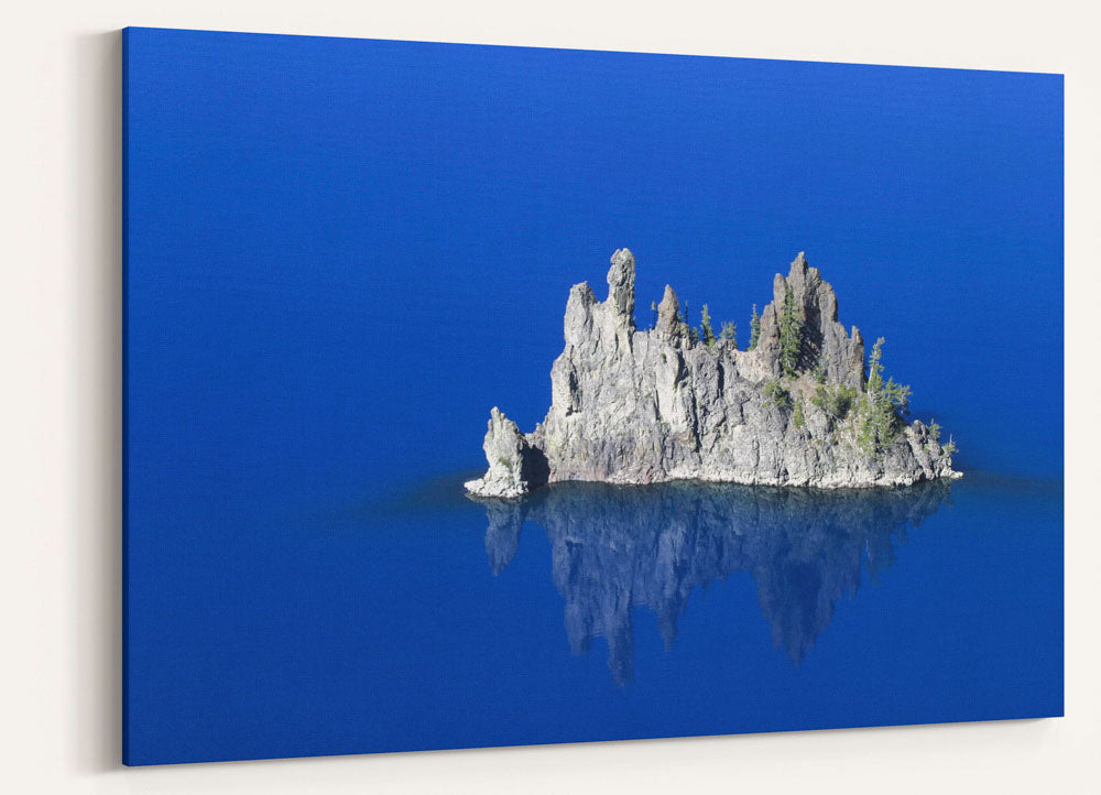 Phantom Ship and Blue Waters, Crater Lake National Park, Oregon