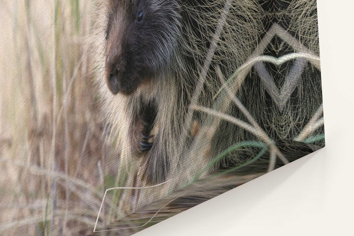 North American porcupine, Ziolkouski Beach park, Oregon