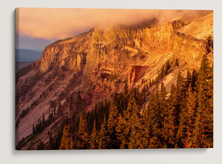 Pumice Castle, Pumice Castle Overlook, Crater Lake National Park, Oregon, USA