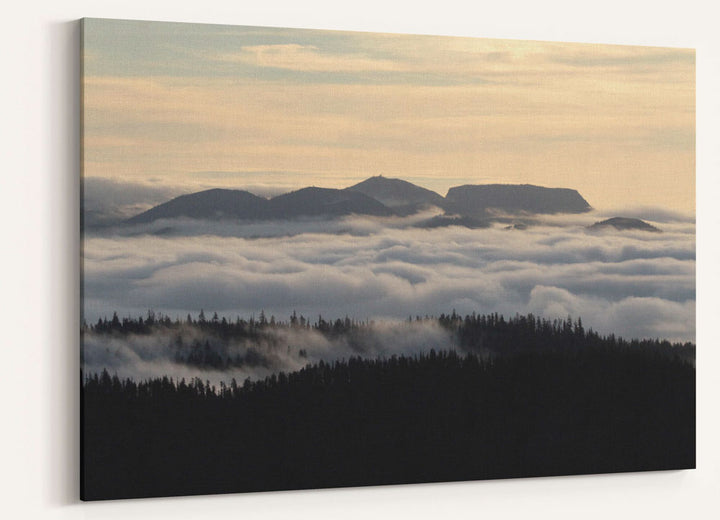 Sand Mountain and Marine Layer, Willamette National Forest, Oregon