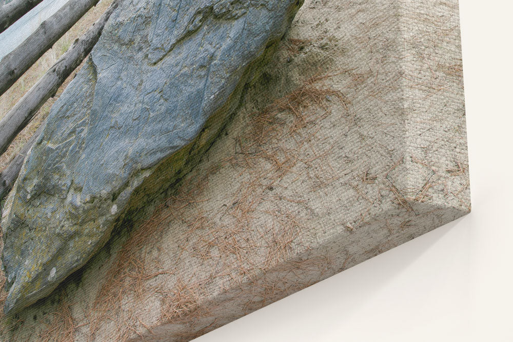 The Sharpening stone, Saint Paul's Mission, Lake Roosevelt National Recreation Area, Washington, USA