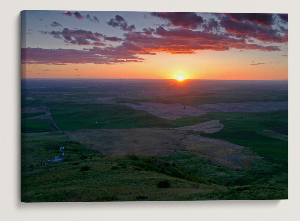 Sunrise Over The Palouse, Steptoe Butte State Park, Washington