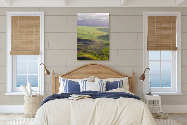 Palouse Hills and Stream, Steptoe Butte State Park, Washington