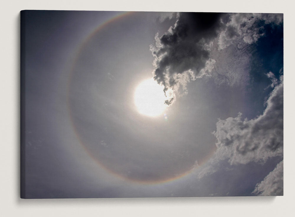 Sun Dog and Clouds, Charles M. Russell National Wildlife Refuge, Montana, USA