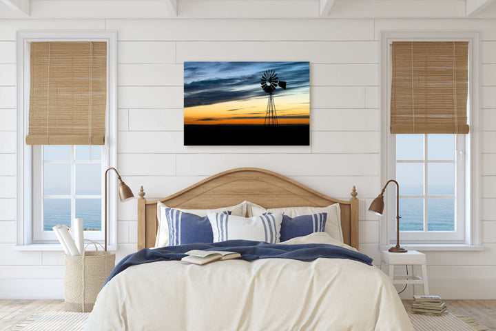 Windmill at Sunrise, Thunder Basin National Grassland, Wyoming