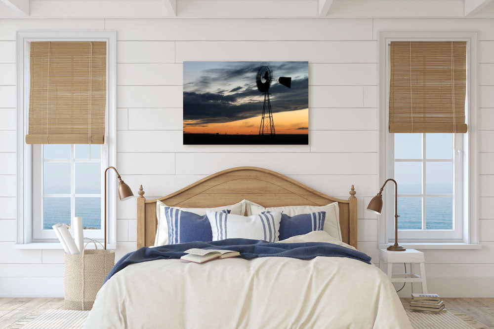 Windmill at Sunrise, Thunder Basin National Grassland, Wyoming